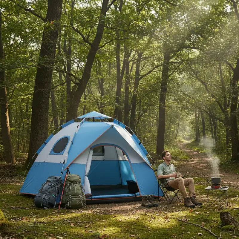 Tente trekking 3 places pop-up légère