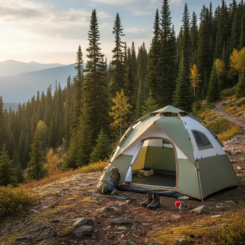 Tente trekking 3 places pop-up légère