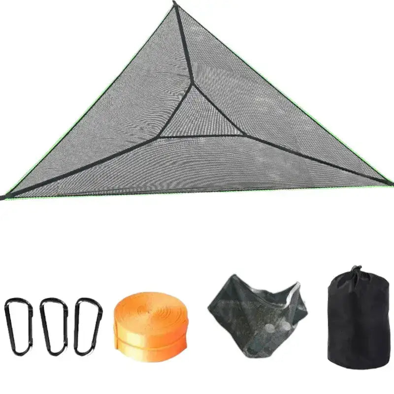 Toile triangle suspendue camping jeux