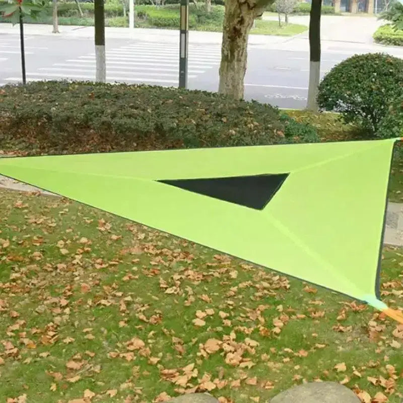Triangle aerien hamac camping familial