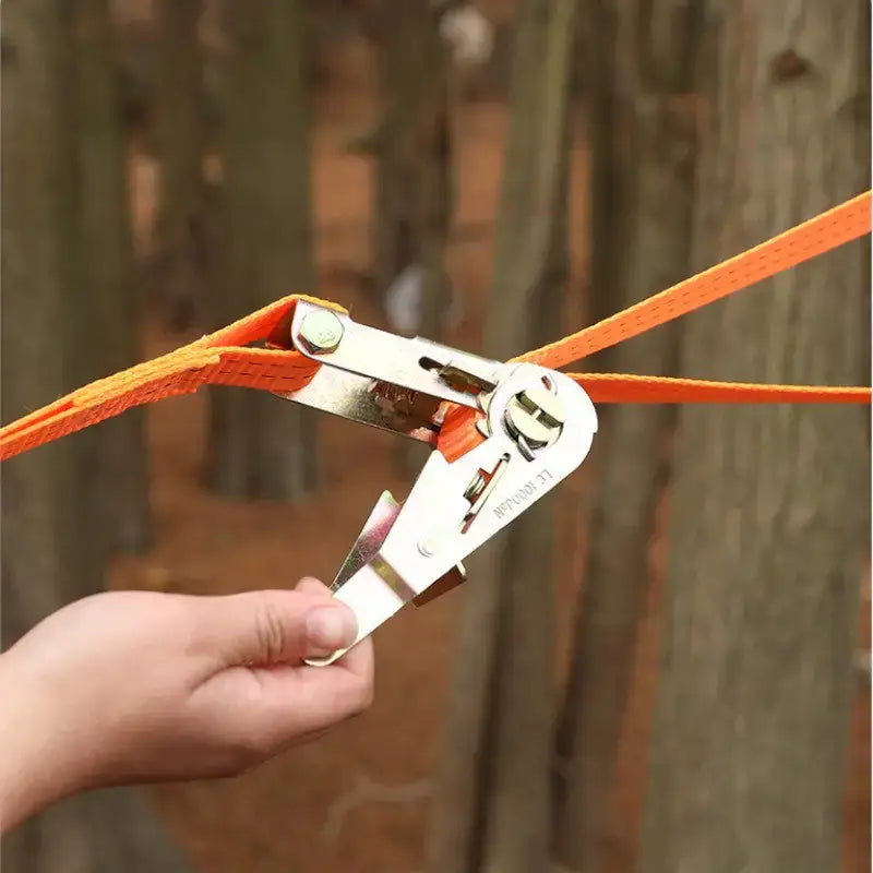 Triangle aerien hamac camping familial