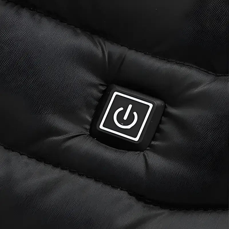 Veste chauffante 11 zones noir rouge