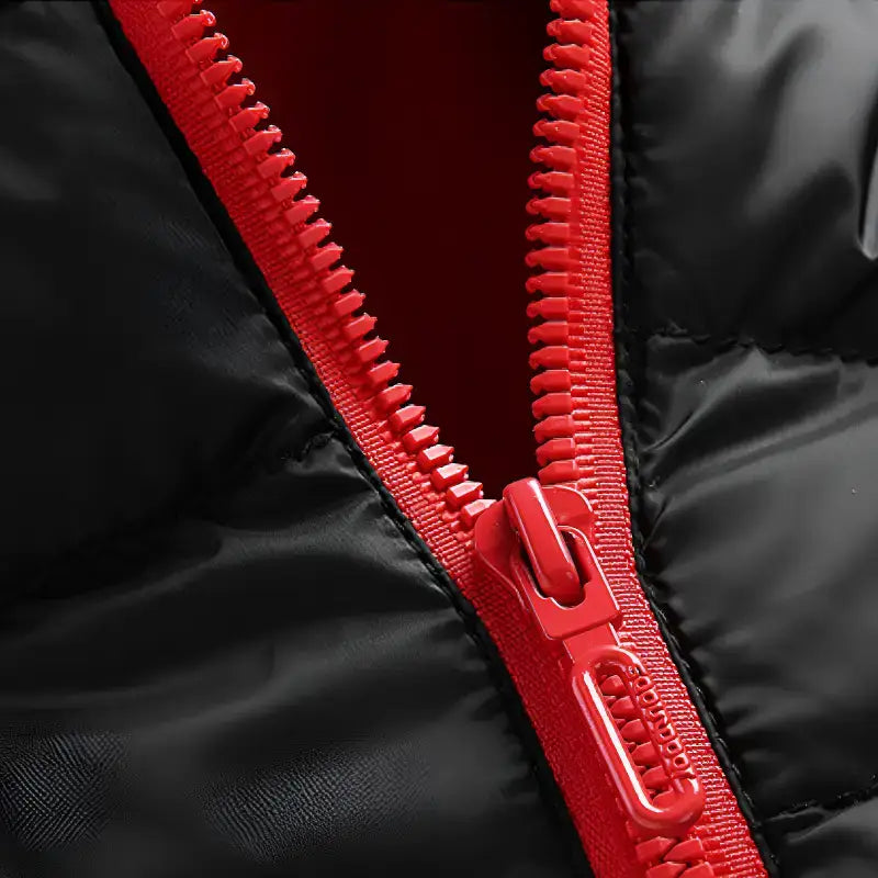 Veste chauffante 11 zones noir rouge