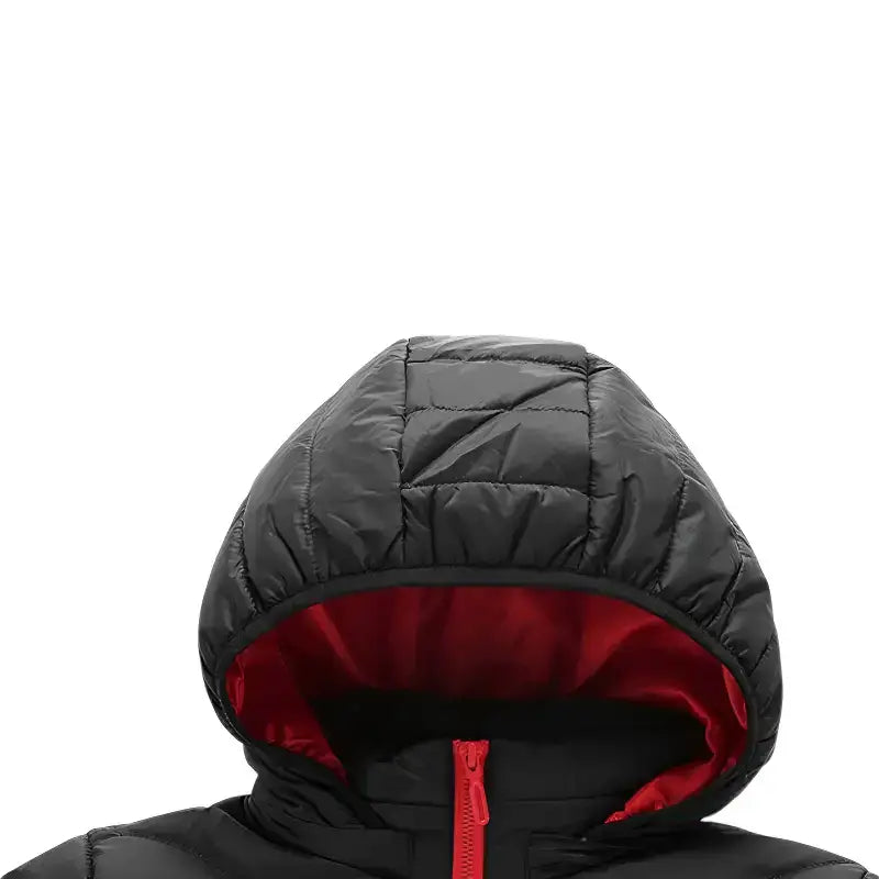 Veste chauffante 11 zones noir rouge
