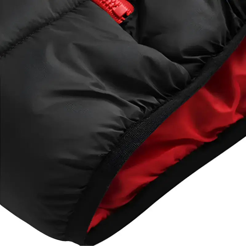 Veste chauffante 11 zones noir rouge