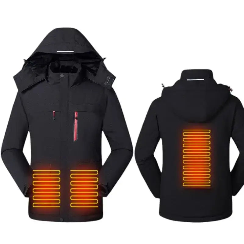 Veste chauffante hiver femme usb 8h autonomie