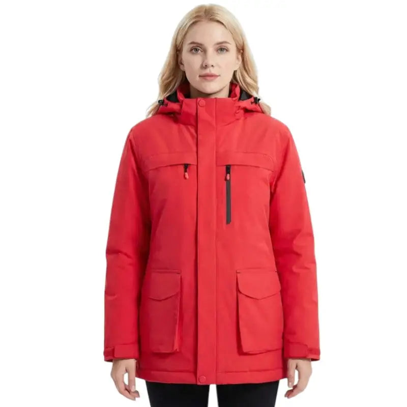 Veste chauffante hiver femme usb 8h autonomie