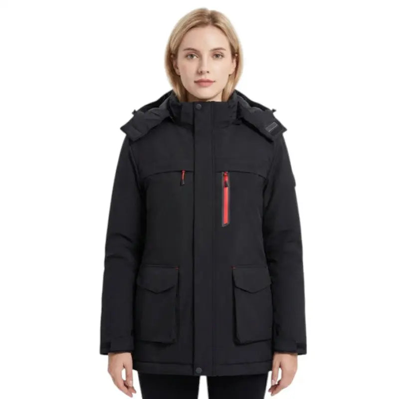 Veste chauffante hiver femme usb 8h autonomie