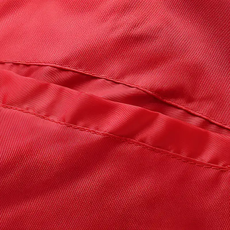 Veste chauffante homme 5 zones capuche noir rouge