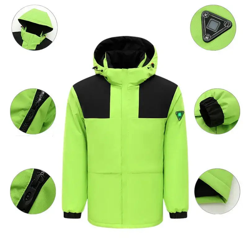 Veste chauffante homme high-tech aventure