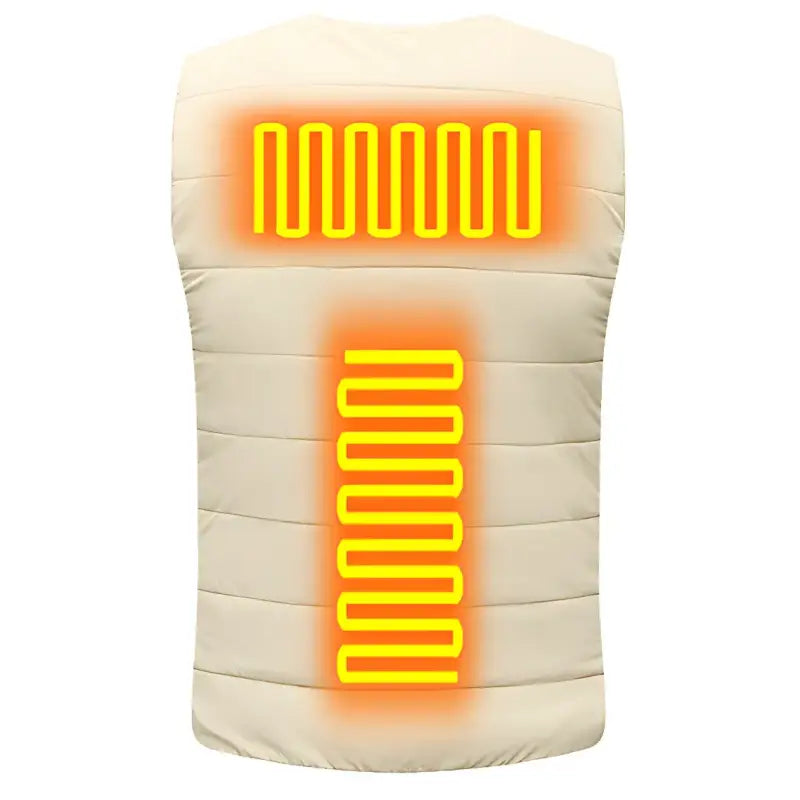 Veste chauffante sans manche femme