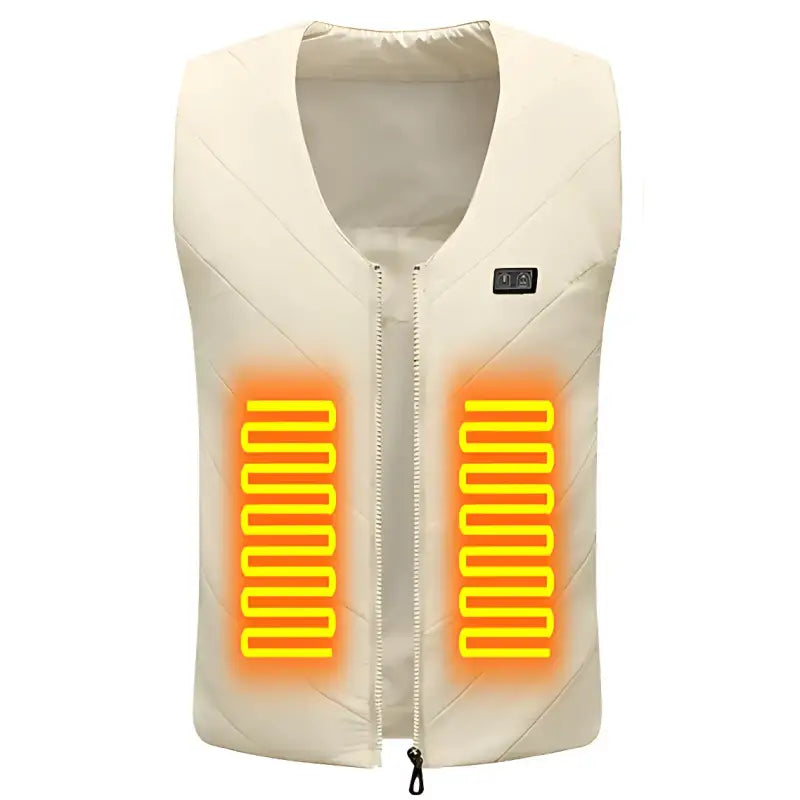 Veste chauffante sans manche femme