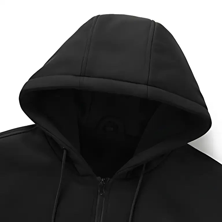 Veste chauffante molleton capuche batterie requise