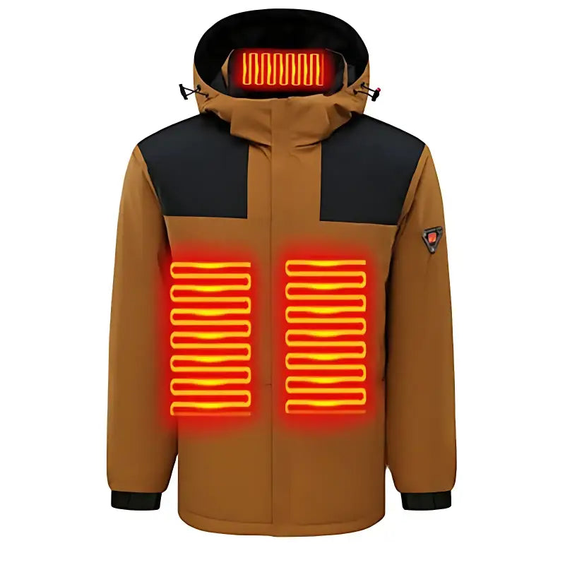 Veste chauffante ski femme imperméable