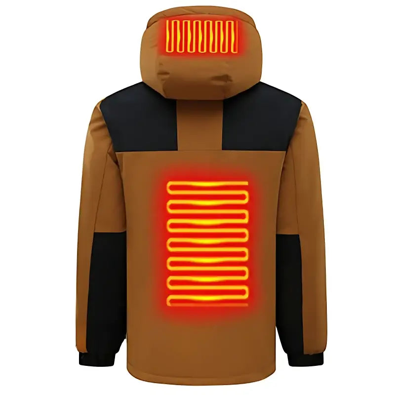 Veste chauffante ski femme imperméable