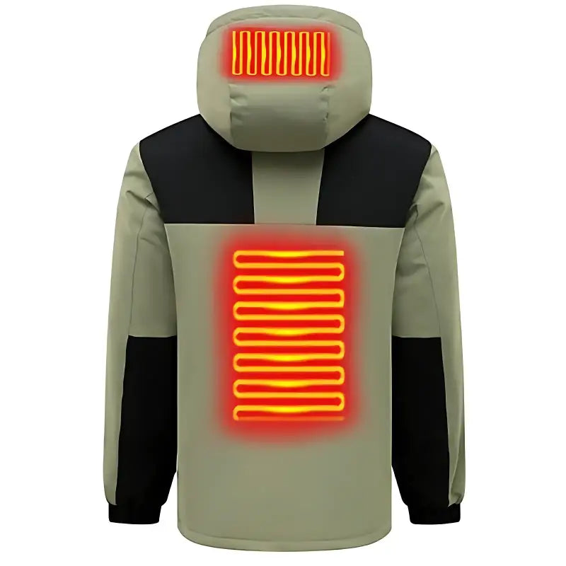 Veste chauffante ski femme imperméable