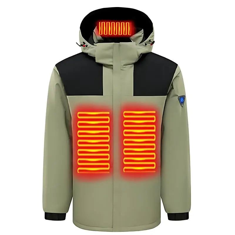 Veste chauffante ski femme imperméable