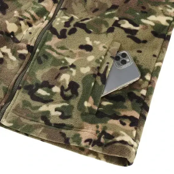 Veste homme randonnée polaire tactique