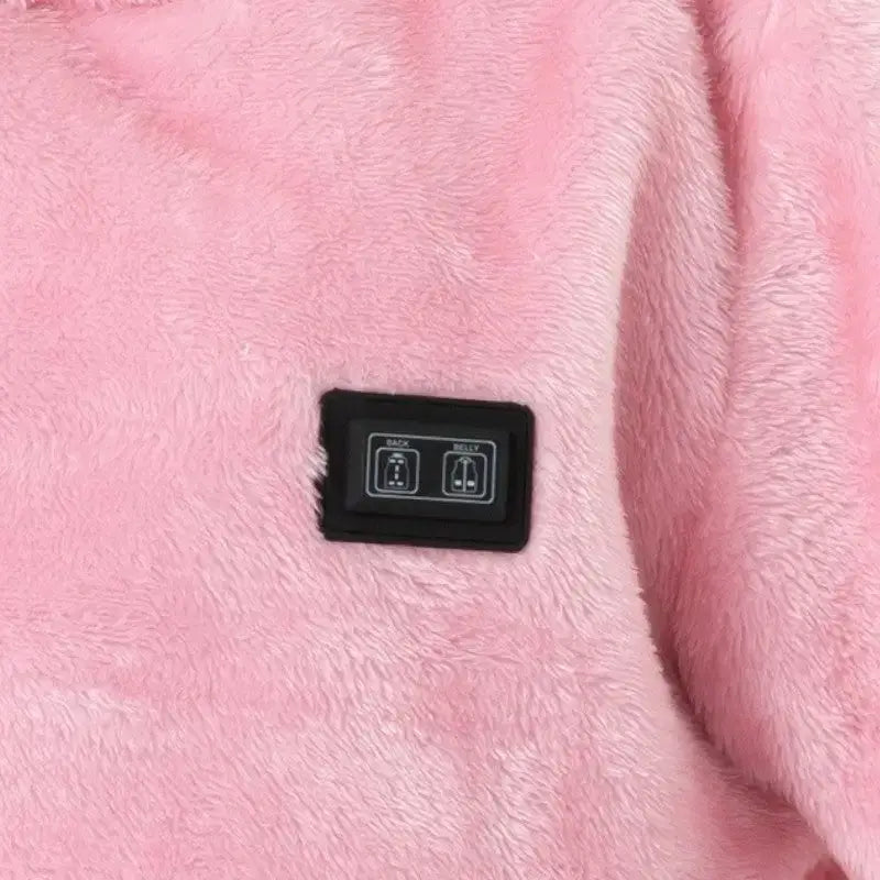 Veste peluche femme chauffante port usb