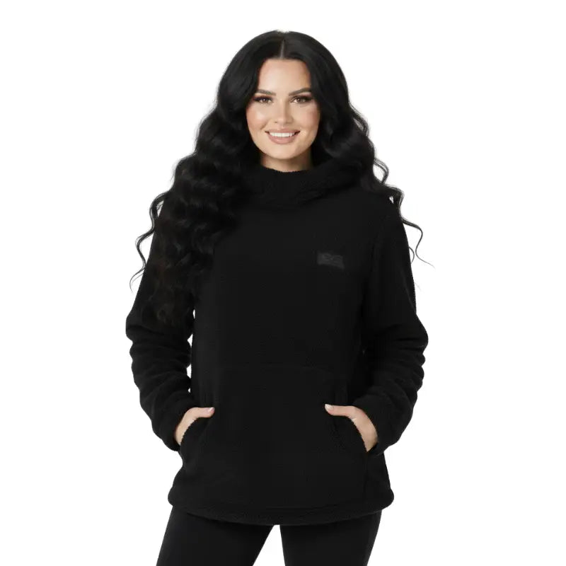 Veste peluche femme chauffante port usb