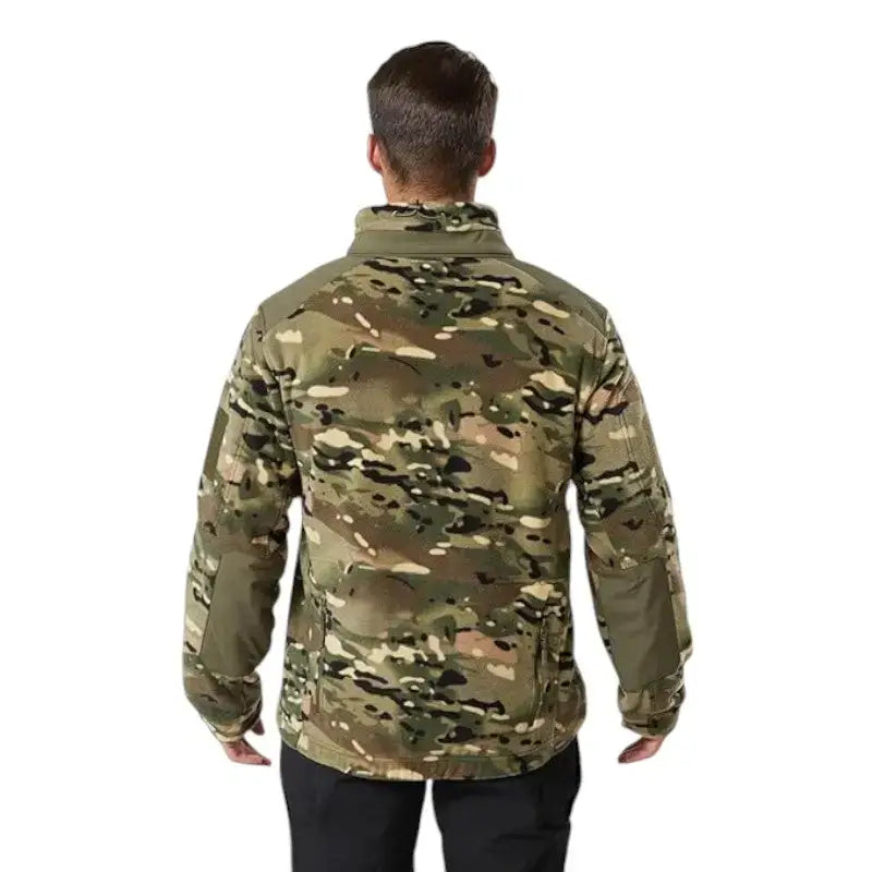 Veste polaire chasse homme multi-poches