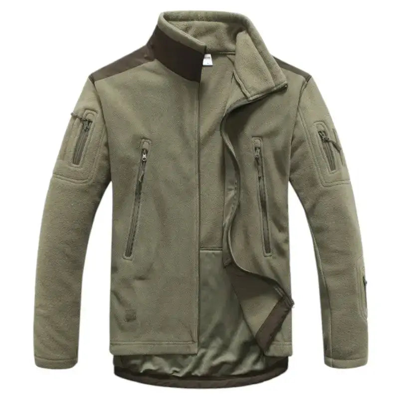 Veste polaire chasse homme multi-poches