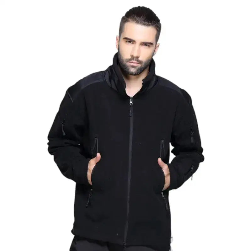 Veste polaire chasse homme multi-poches