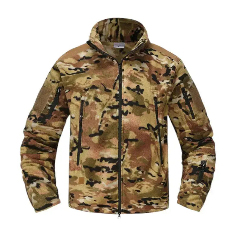Veste polaire chasse homme multi-poches