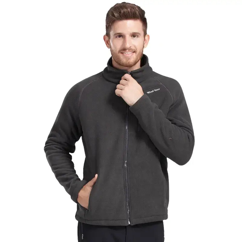 Veste polaire homme coton doublée