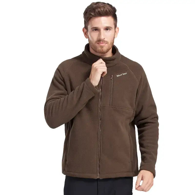 Veste polaire homme coton doublée