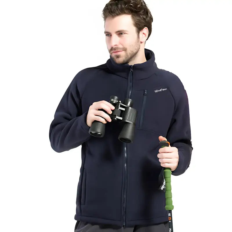 Veste polaire homme coton doublée