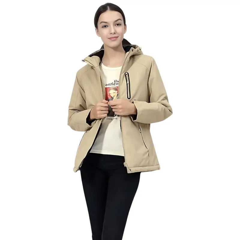 Veste ski chauffante imperméable