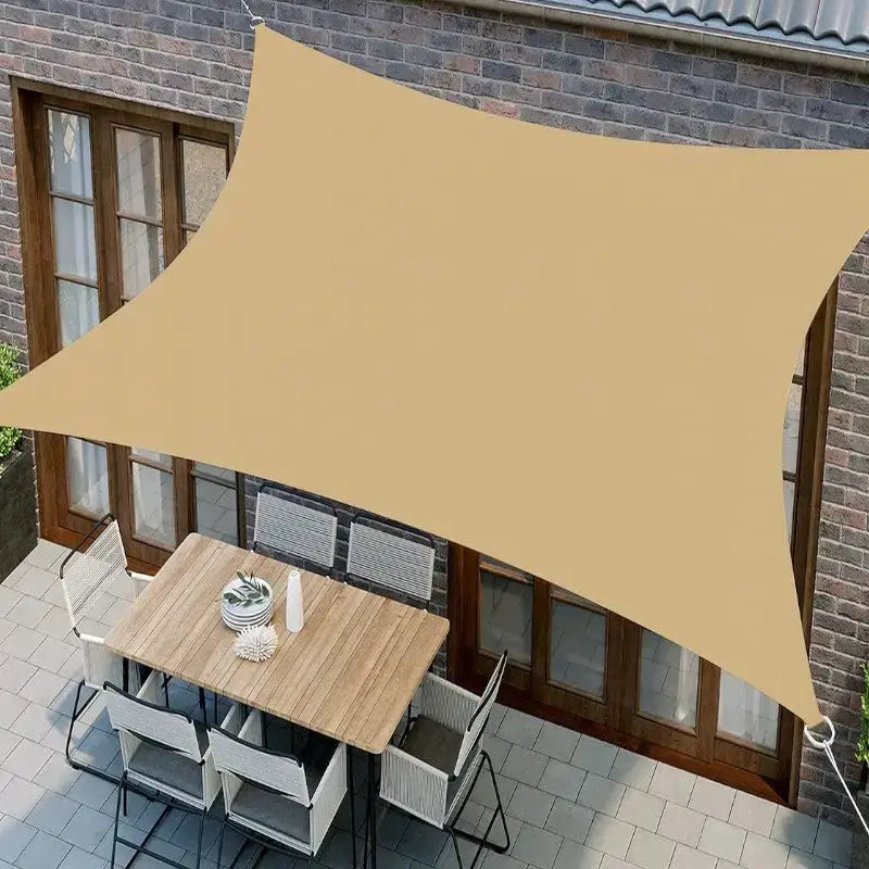 Voile ombrage 4x4 polyéthylène résistant eau