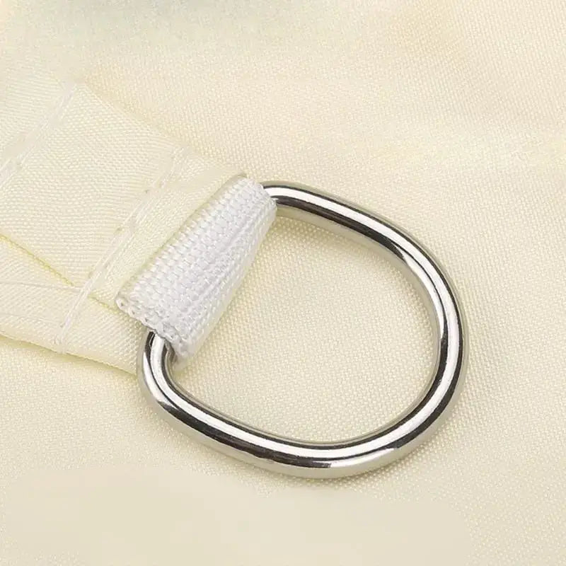 Voile ombrage blanc jardin piscine déco