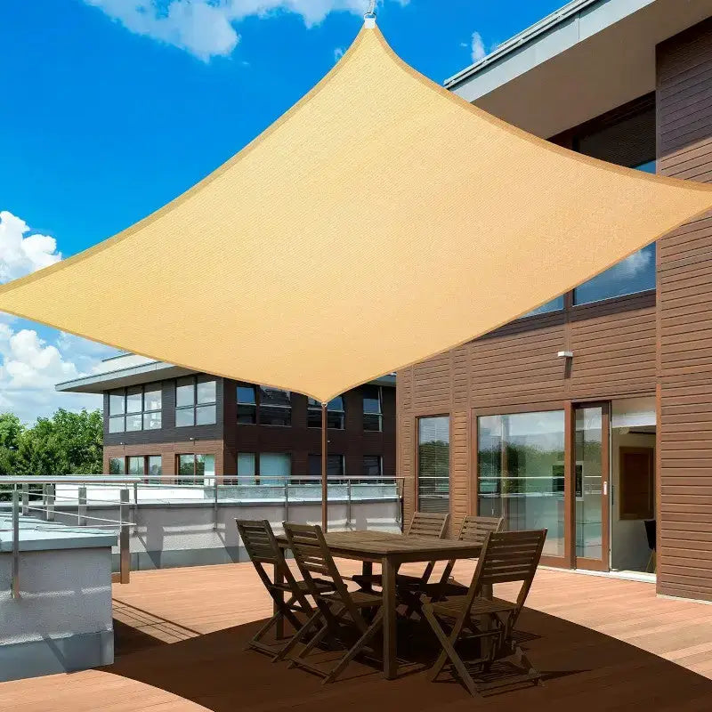 Voile ombrage carré terrasse jardin oxford