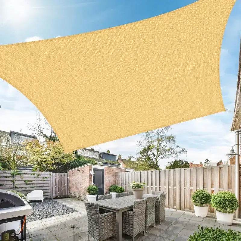 Voile ombrage carré terrasse jardin oxford
