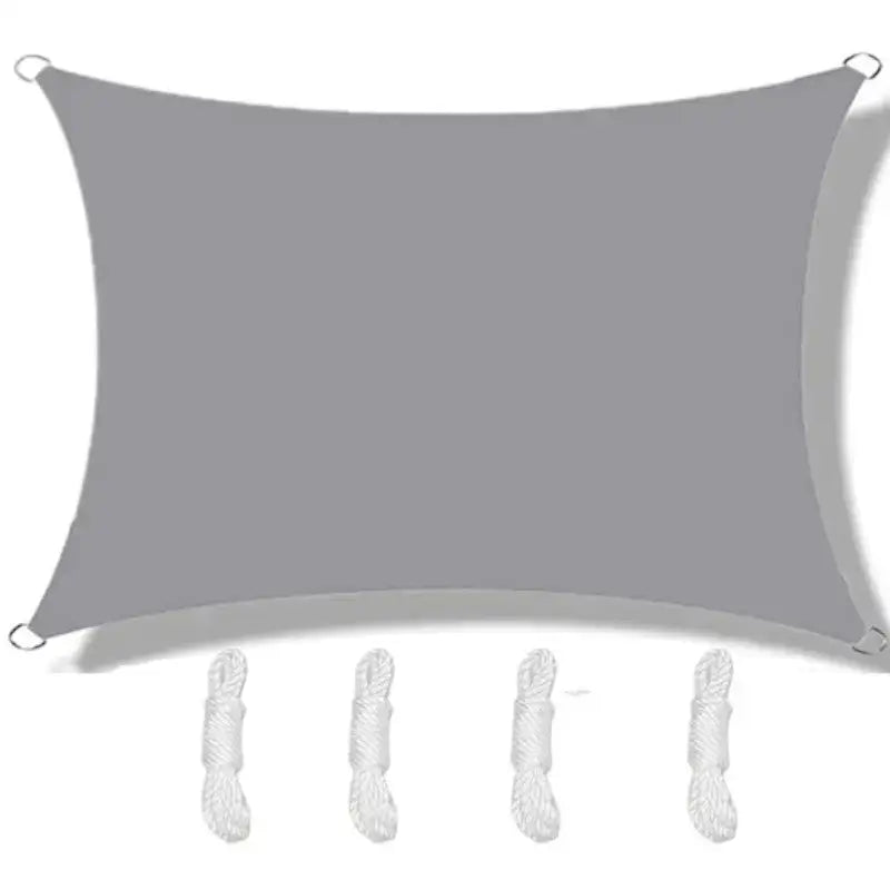Voile ombrage gris imperméable terrasse