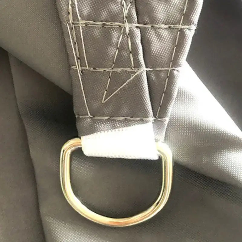 Voile ombrage gris imperméable terrasse