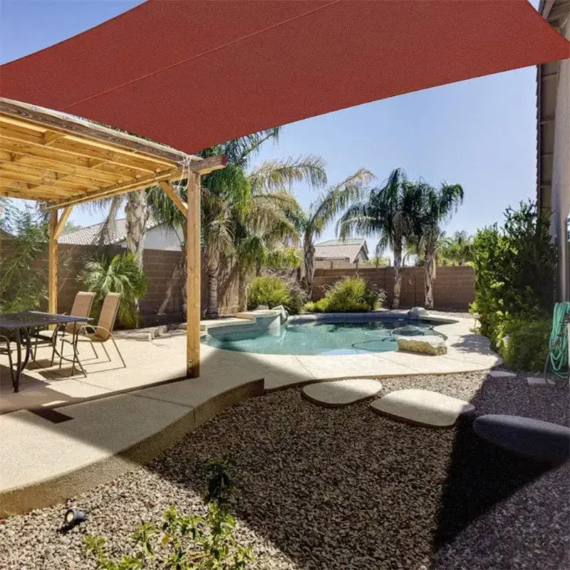 Voile ombrage jardin imperméable dimensions standard