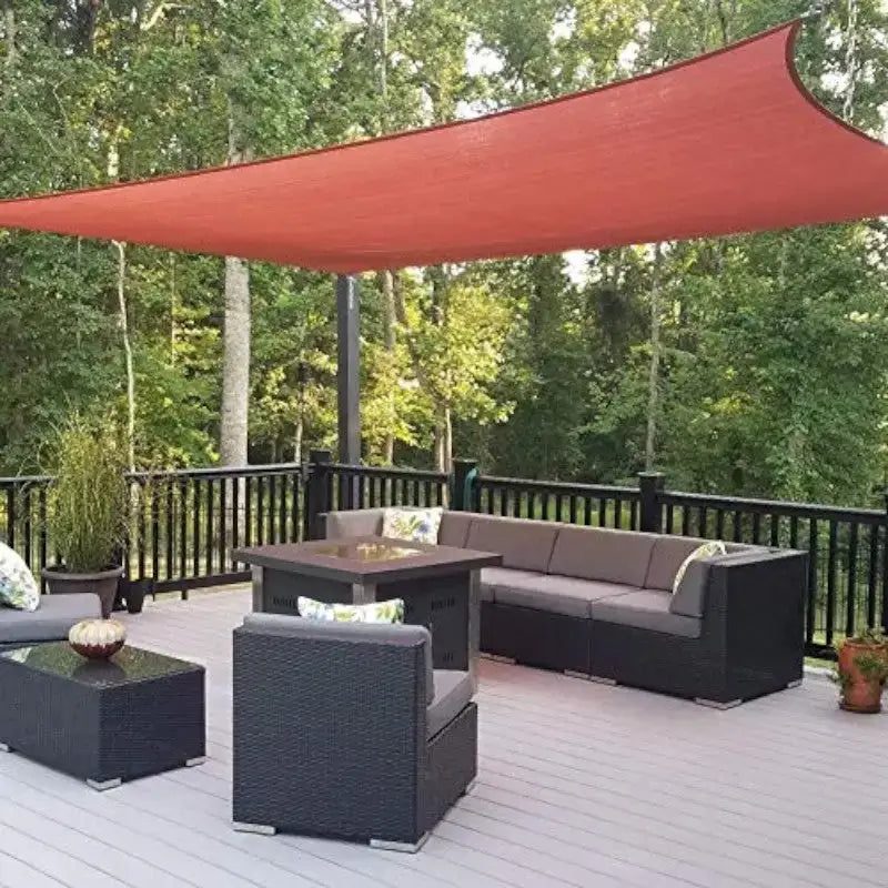 Voile ombrage jardin imperméable dimensions standard