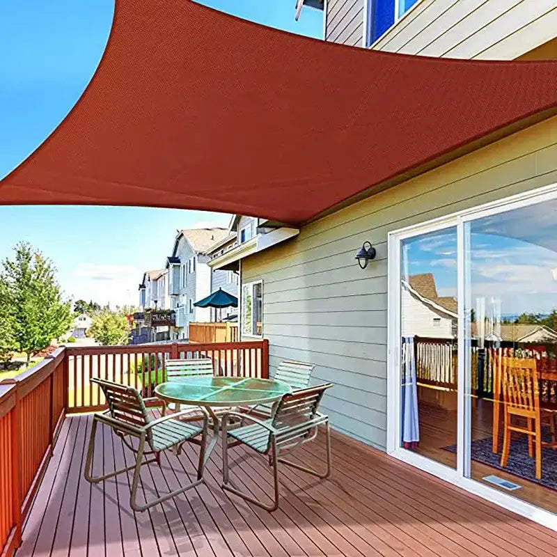 Voile ombrage jardin imperméable dimensions standard