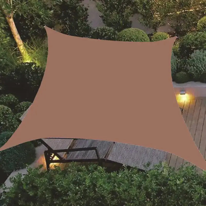 Voile ombrage militaire rectangulaire vert uni