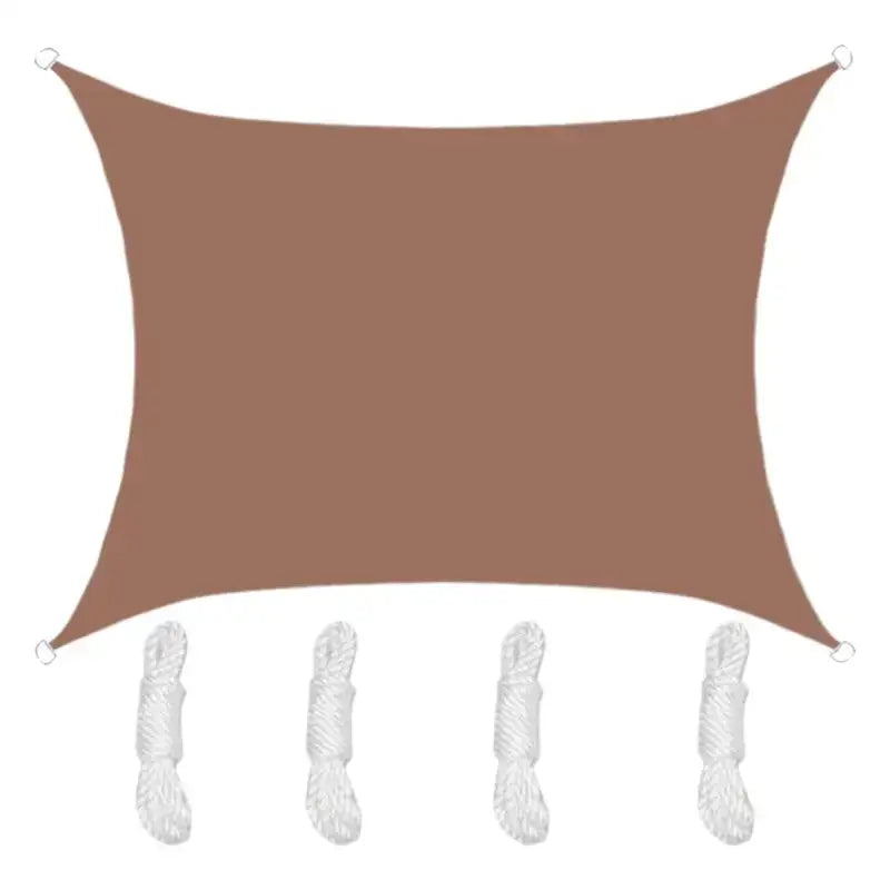 Voile ombrage militaire rectangulaire vert uni