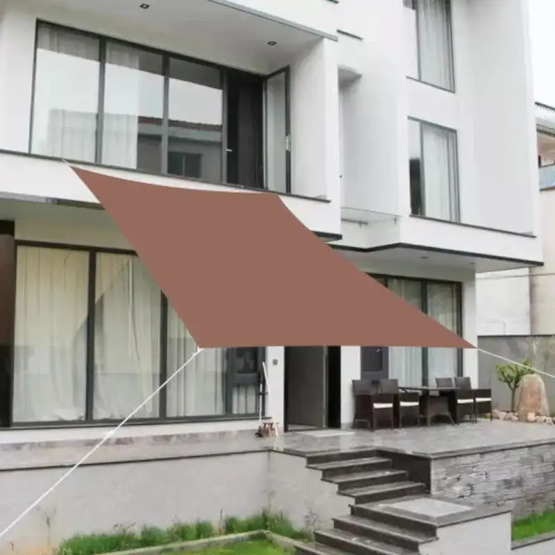 Voile ombrage militaire rectangulaire vert uni