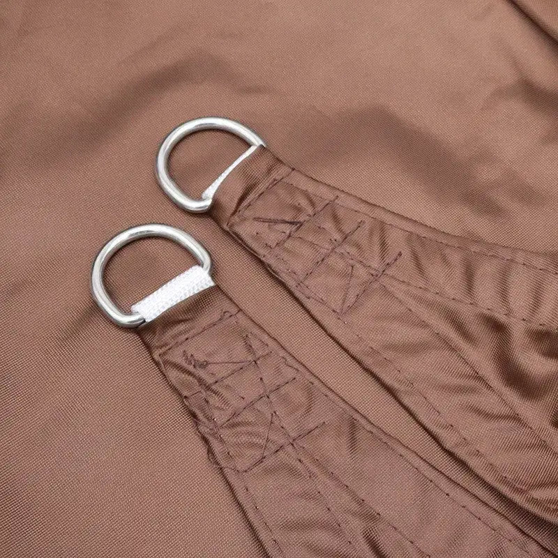 Voile ombrage militaire rectangulaire vert uni