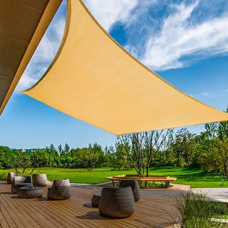 Voile ombrage rectangulaire imperméable jardin