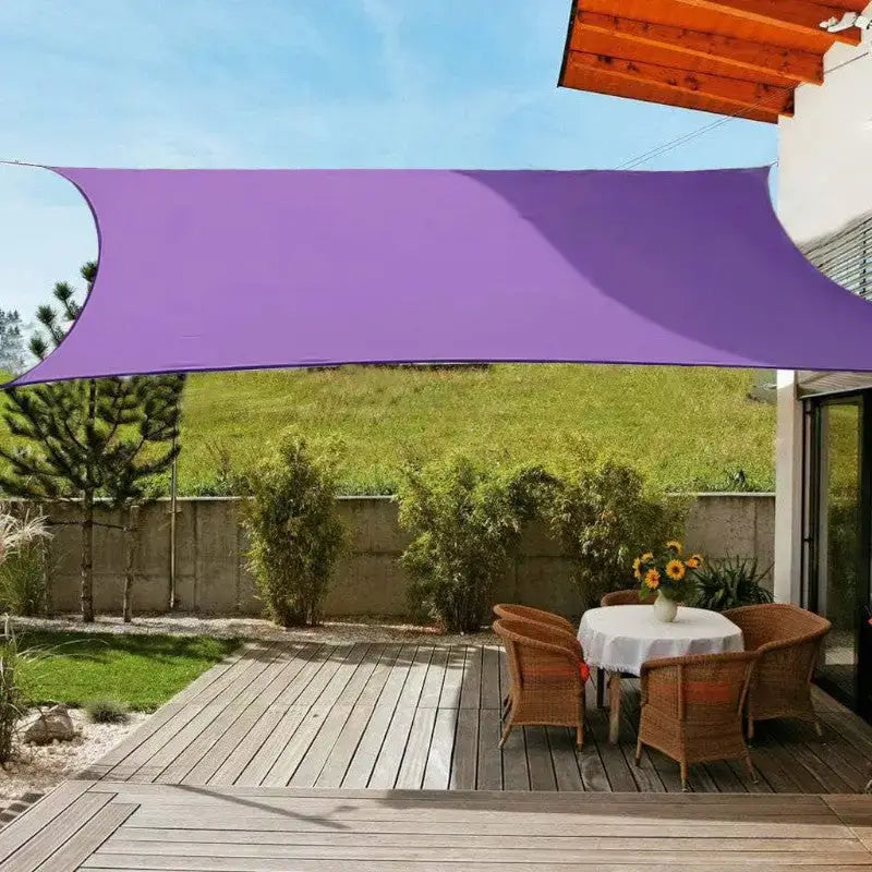 Voile ombrage rectangulaire imperméable jardin
