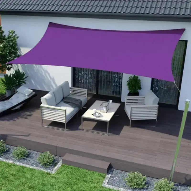 Voile ombrage rectangulaire imperméable jardin
