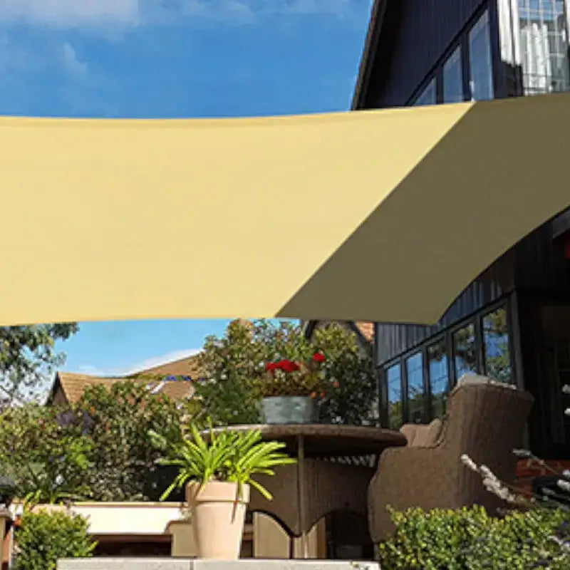 Voile ombrage rectangulaire imperméable jardin
