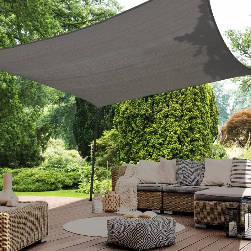 Voile ombrage rectangulaire imperméable jardin